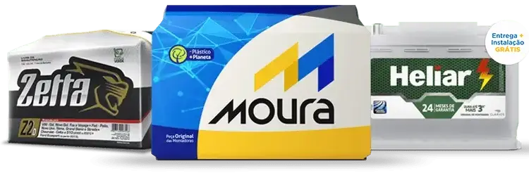 bateria moura e heliar